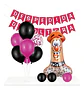 Pack guirnalda pedestal y globos - Miniatura 1