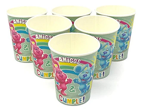 Vasos las pistas de Blue