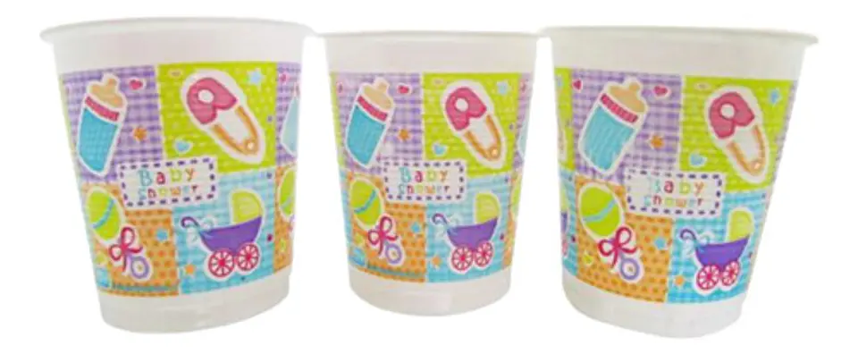 Vasos Baby Shower 6 Unidades   1