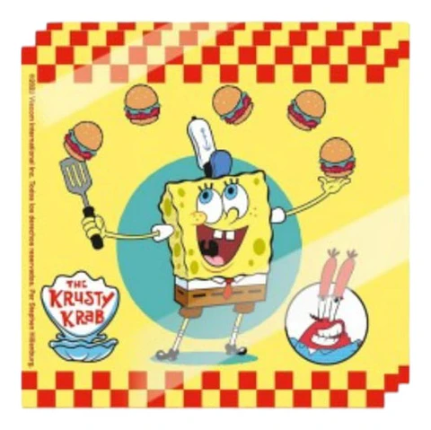 Servilletas Bob Esponja 10 Unidades