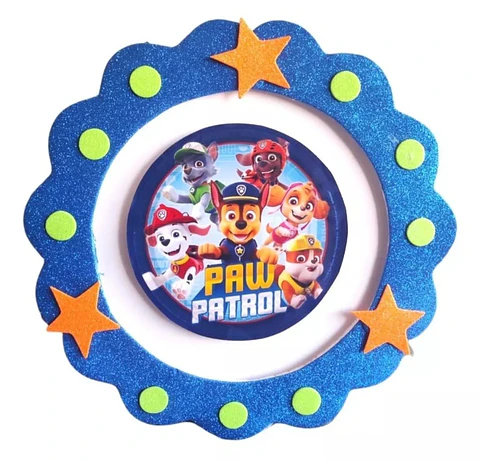Piñata Paw Patrol redonda