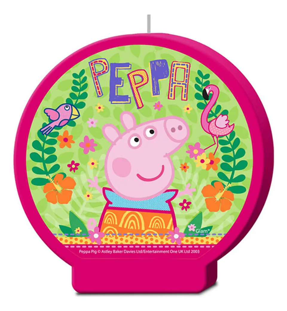 Vela De Cumpleaños Peppa Pig 1