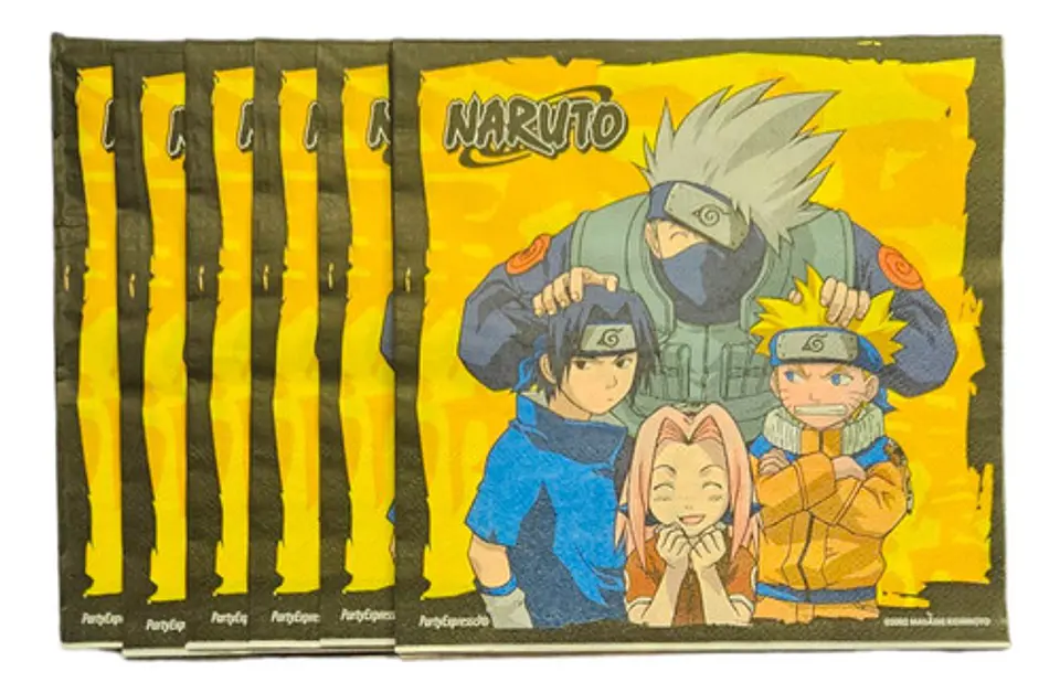 Servilletas Naruto 12 Unidades  1