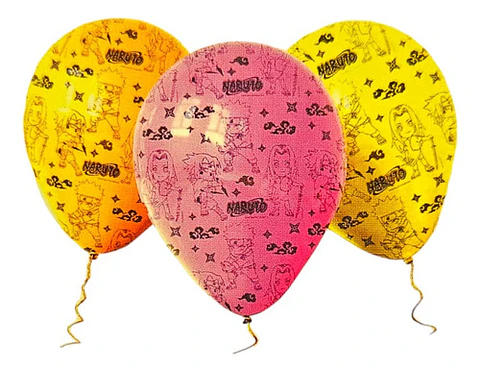 Globos Latex Naruto 12 Unidades 