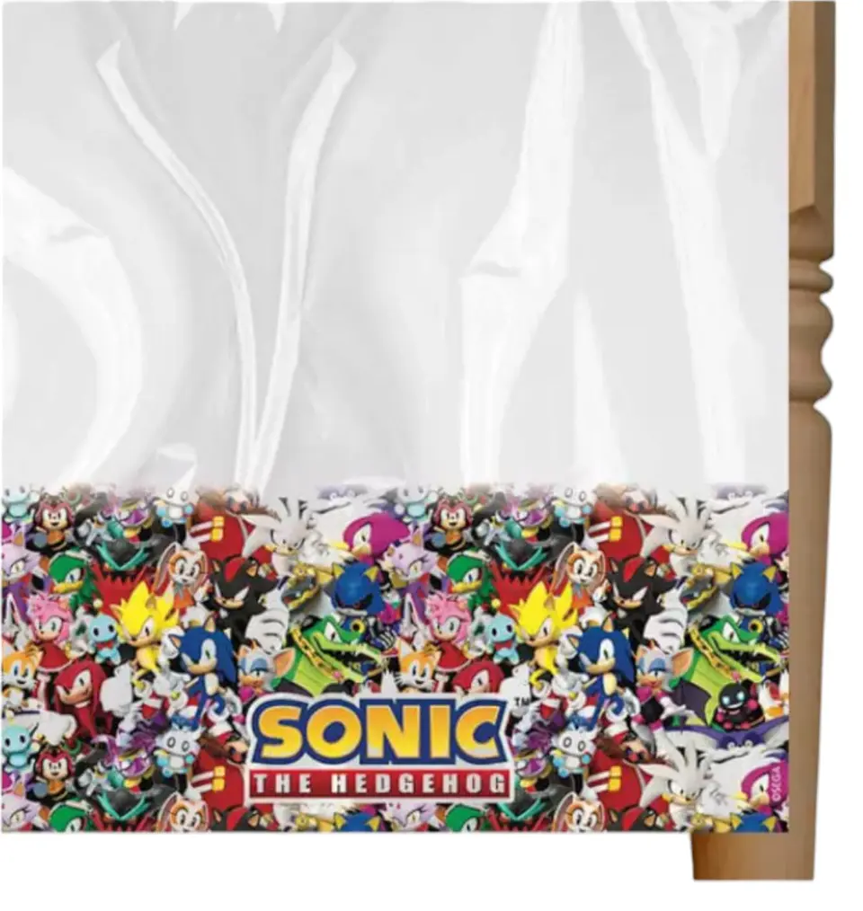 Mantel De Sonic Para Cumpleaños 1
