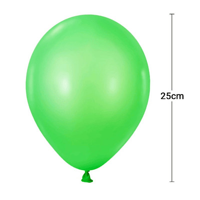 Globo látex verde 20 unidades