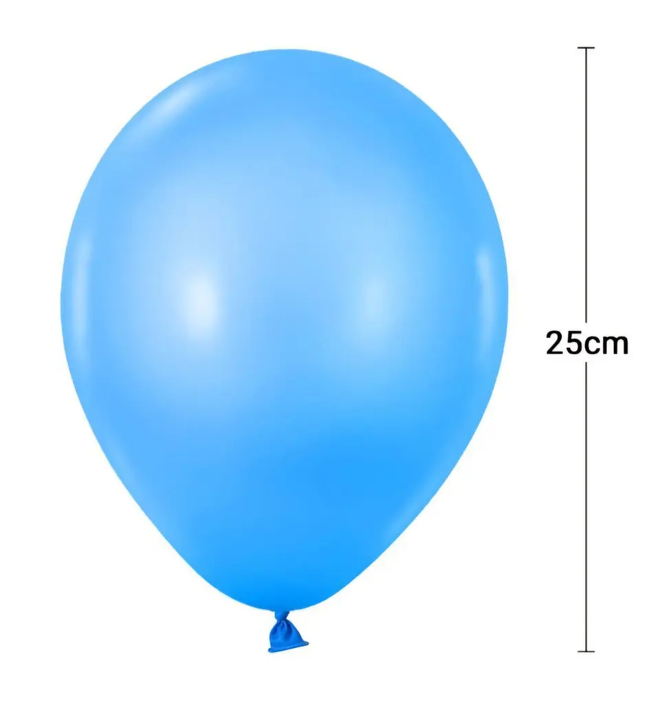 Globo látex celeste 50 unidades 1