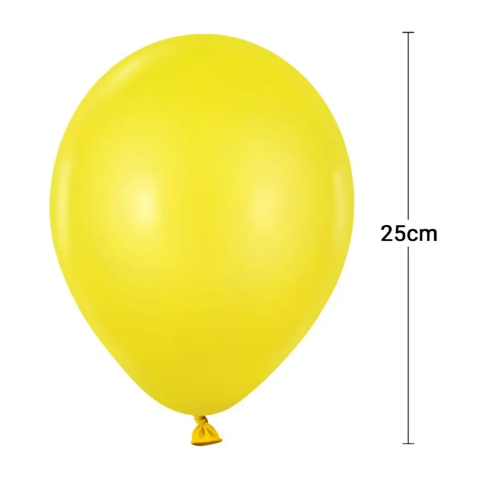 Globo latex amarillo 100 unidades 1