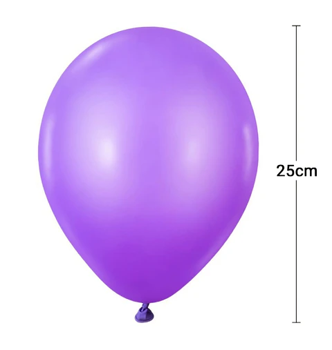 Globo látex lila 100 unidades 