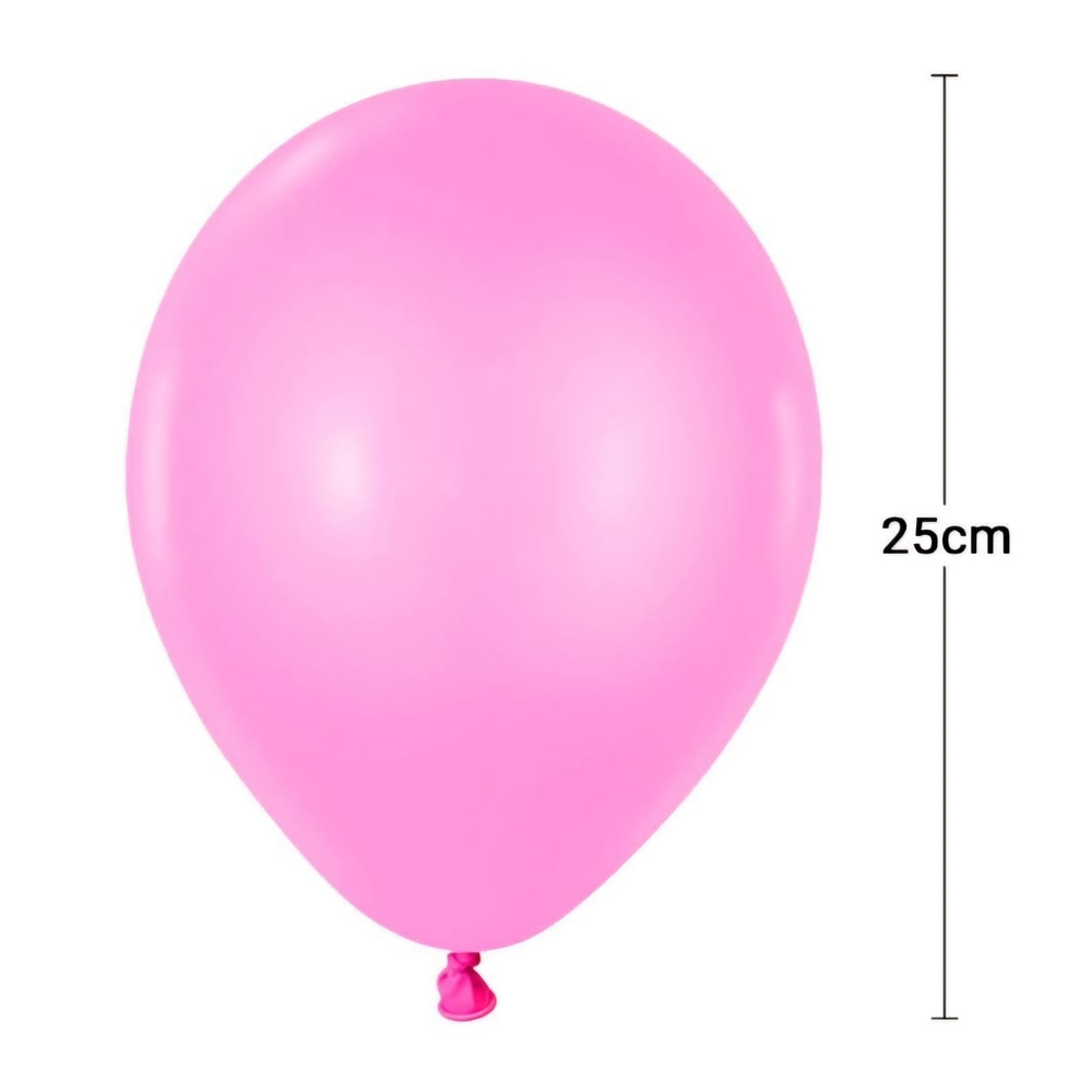 Globo látex fucsia 100 unidades