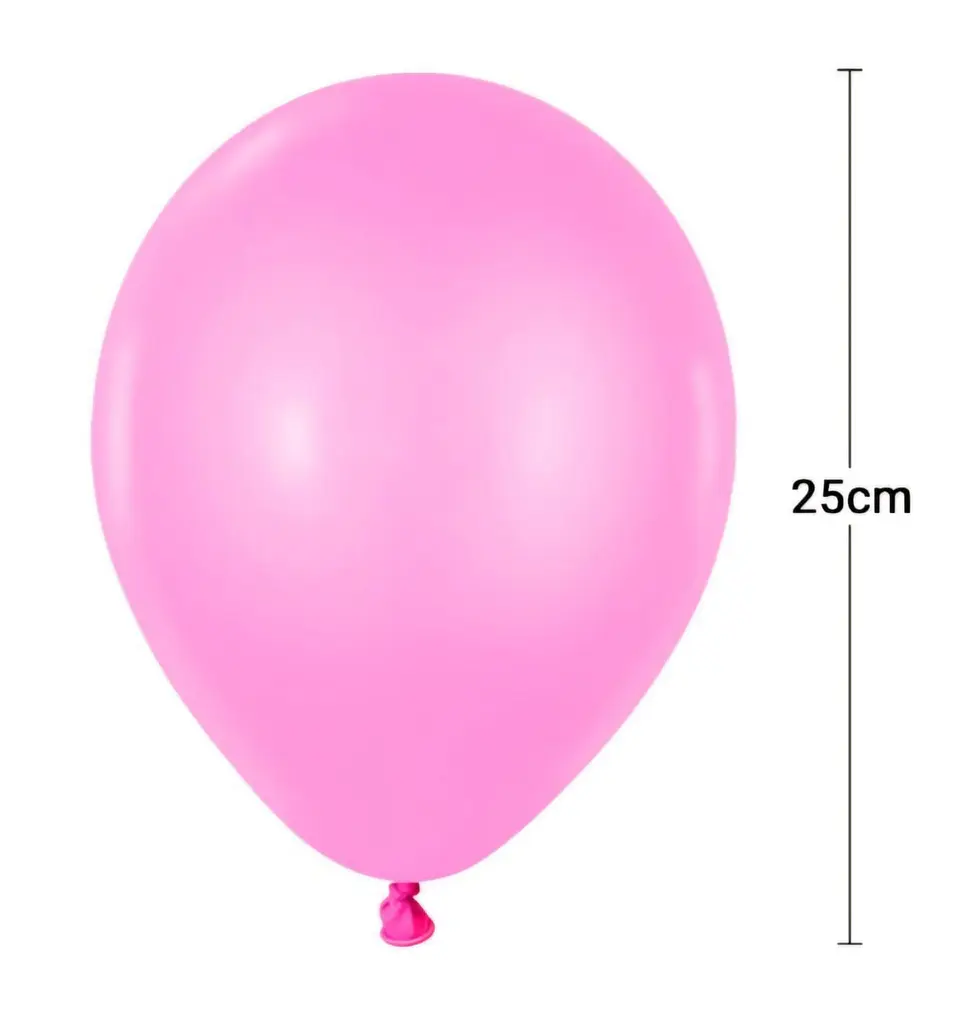 Globo látex fucsia 100 unidades 1