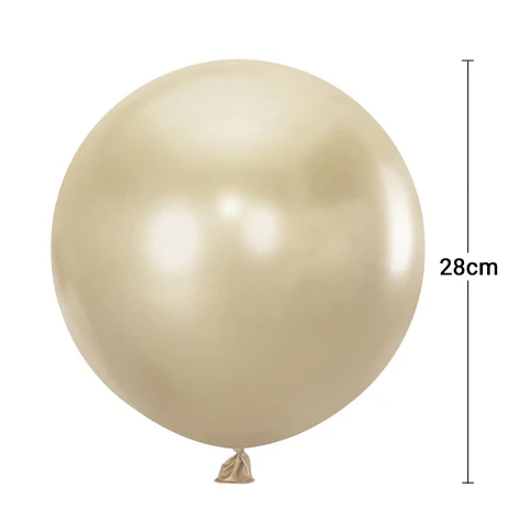 Globo cromado 50 unidades Bronce