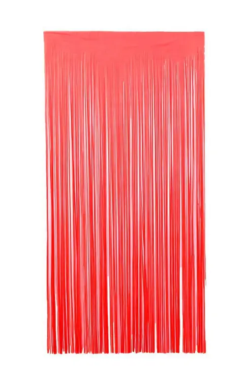 Cortina metálica rojo