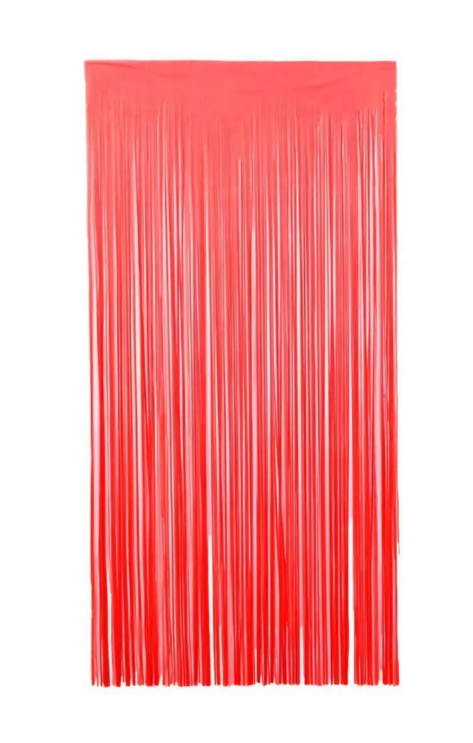 Cortina metálica rojo 1