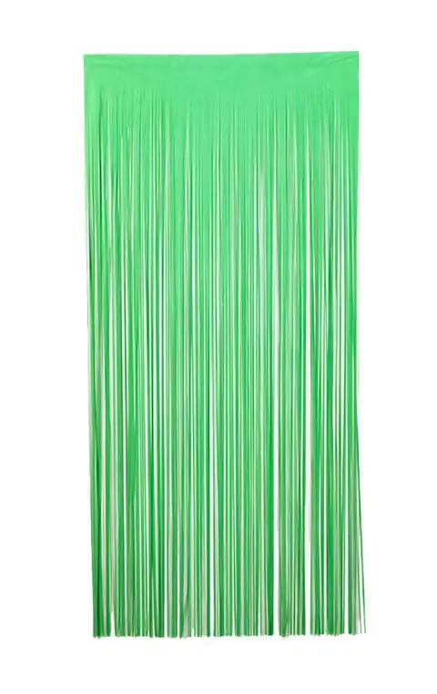 Cortina metálica verde