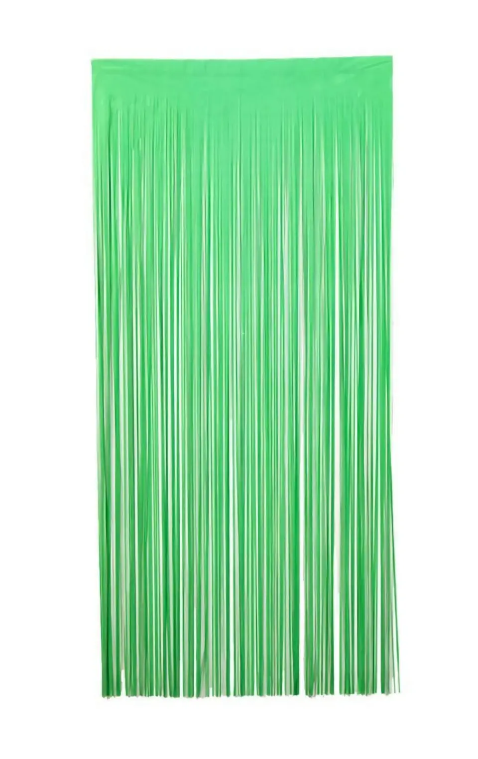Cortina metálica verde 1
