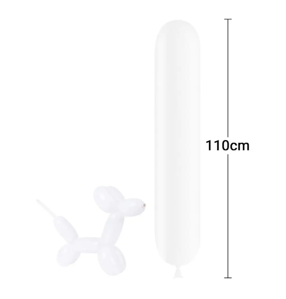Globo figura blanco 15 Unidades  1