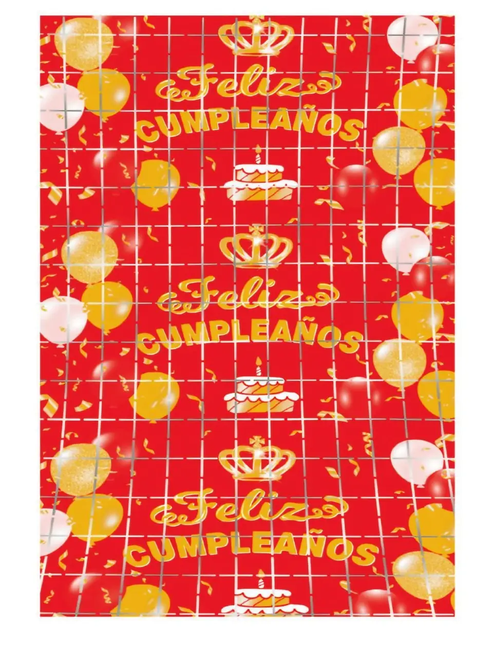 Estampada cumpleaños rojo 1