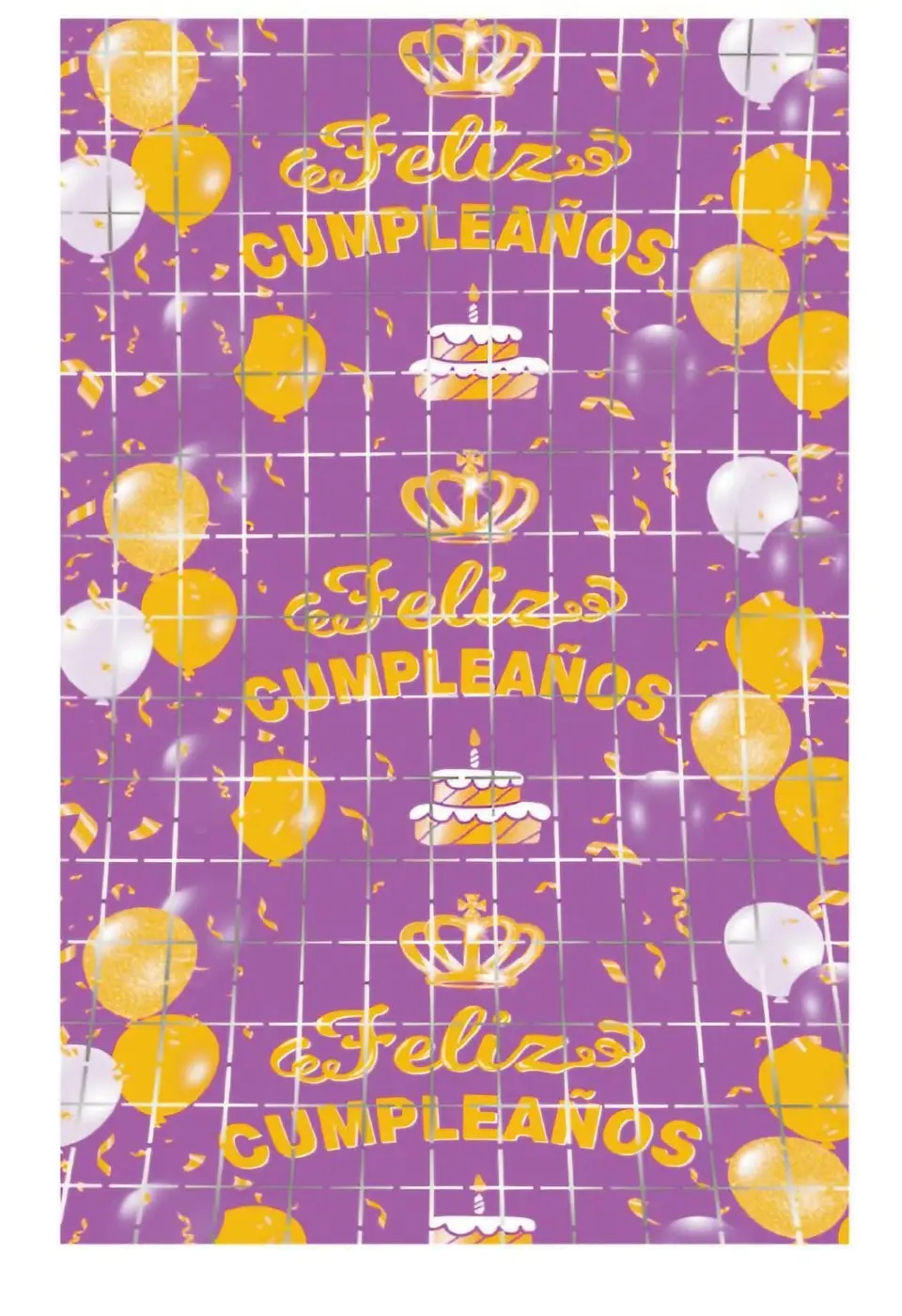Estampada cumpleaños Morada 1