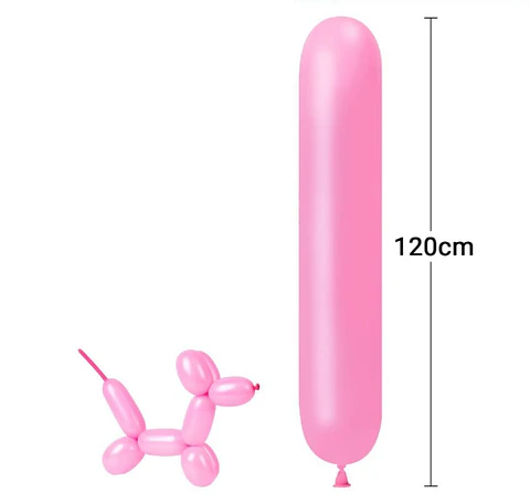 Globo figura rosado 30 unidades