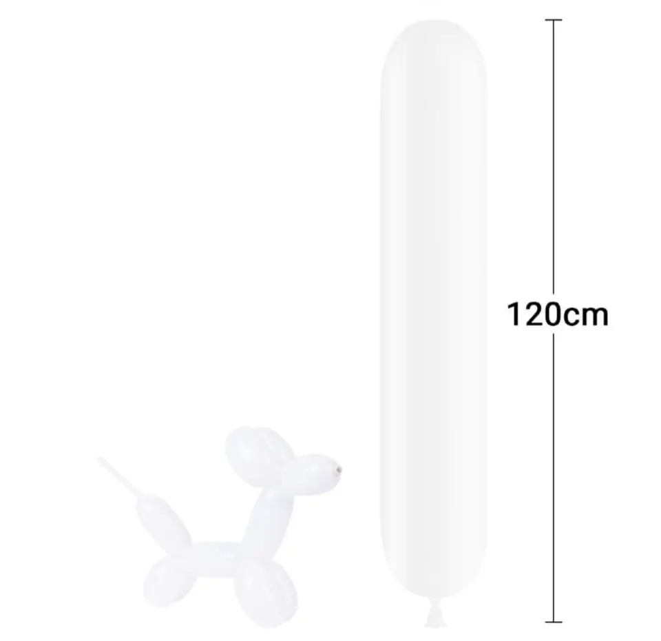 Globo figura blanco 30 Unidades  1