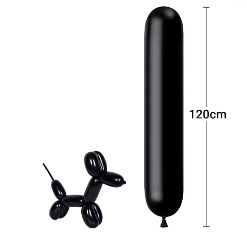 Globo figura negro 30 Unidades 