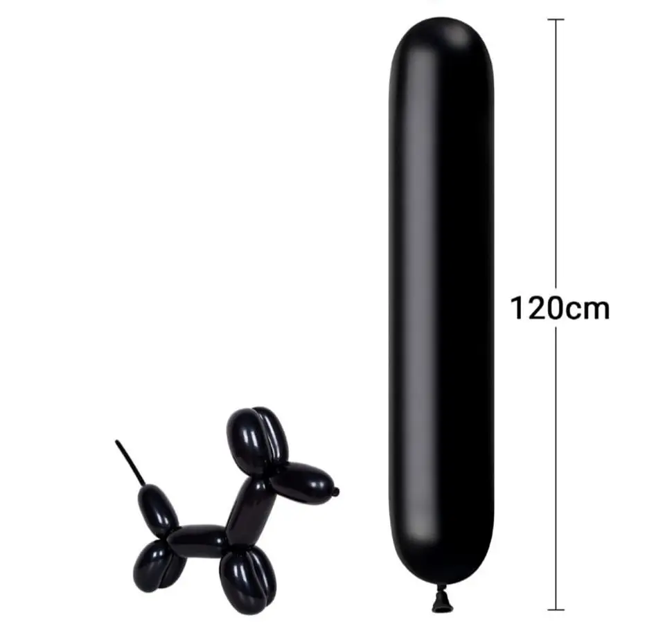 Globo figura negro 30 Unidades  1