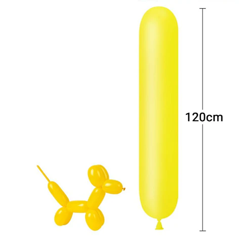 Globo figura amarillo 30 Unidades 