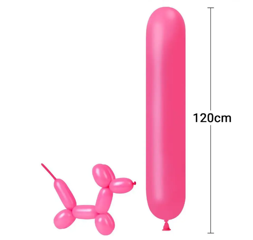 Globo figura fucsia 30 Unidades  1