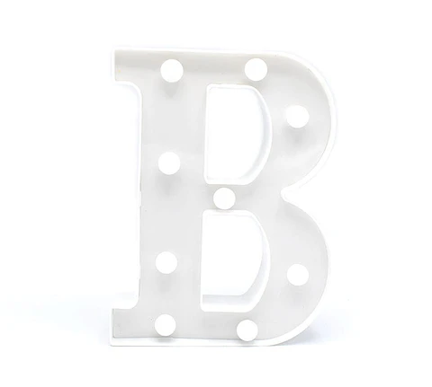 Letra B LED