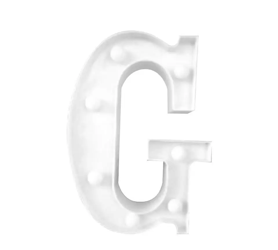 Letra G LED 1
