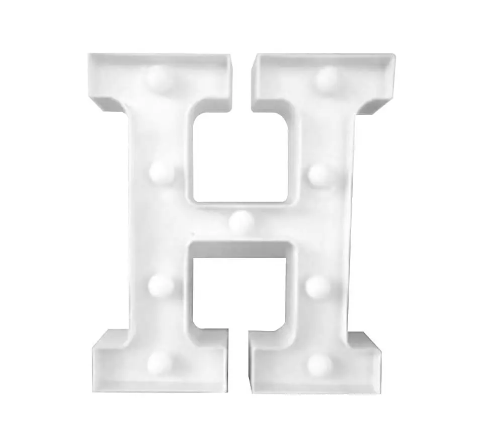 Letra H LED 1