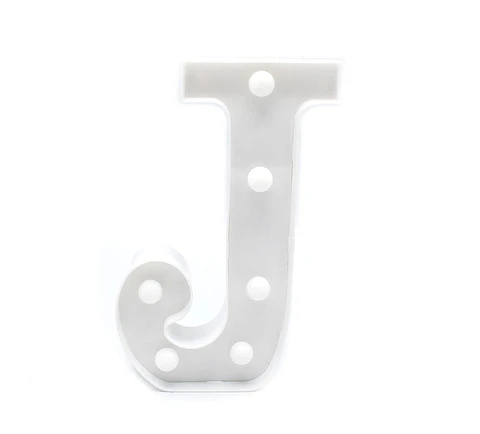 Letra J LED