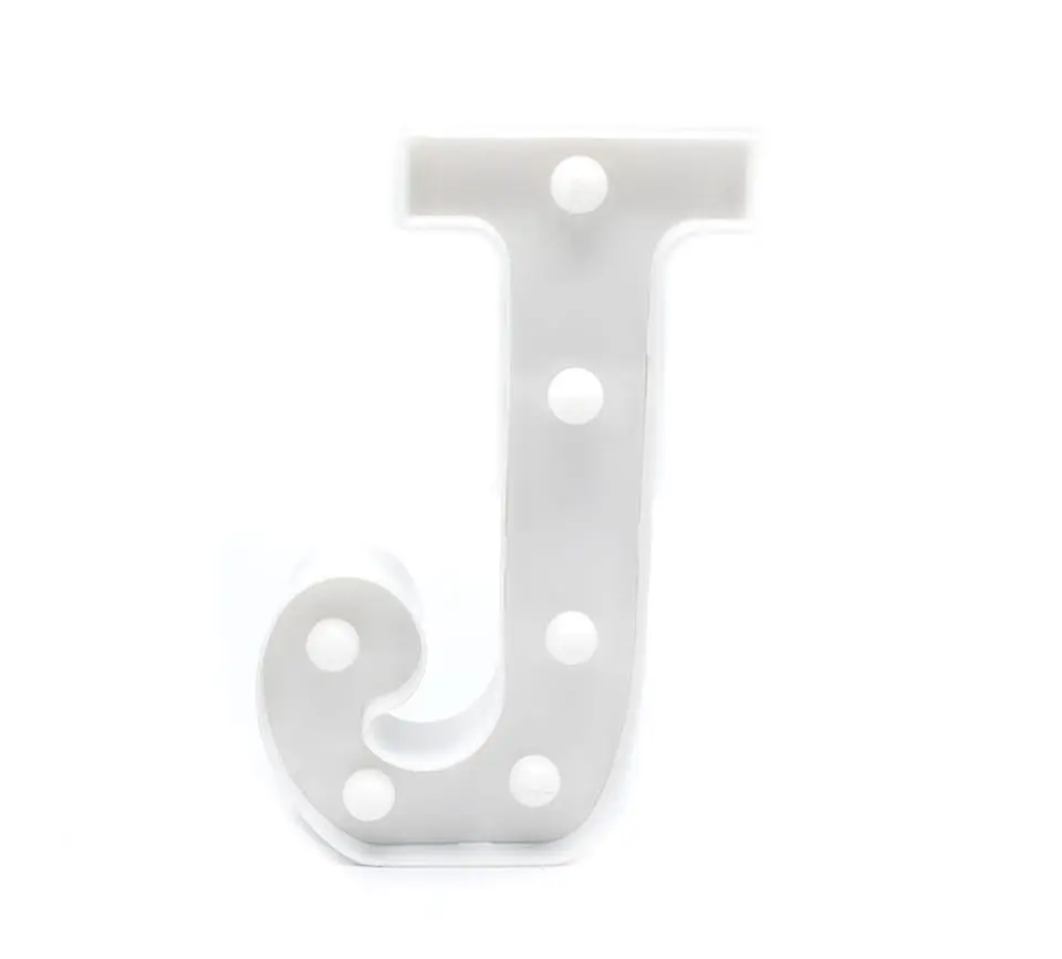 Letra J LED 1