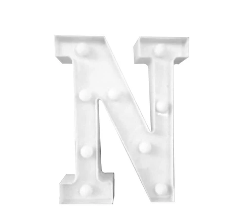 Letra N LED