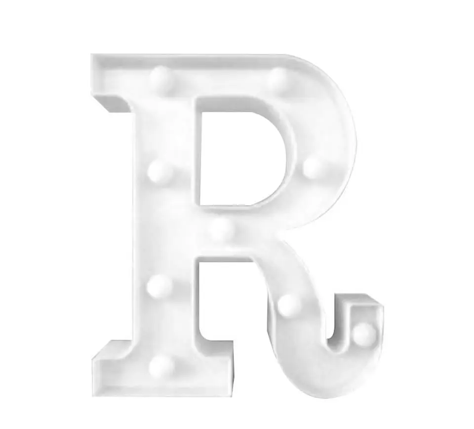 Letra R LED 1