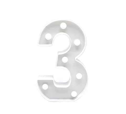 Numero 3 LED