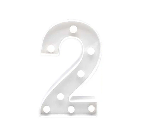 Numero 2 LED