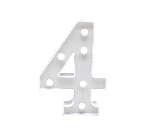 Numero 4 LED