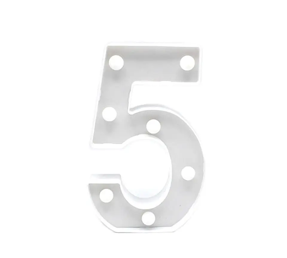 Numero 5 LED 1