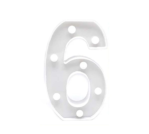 Numero 6 LED