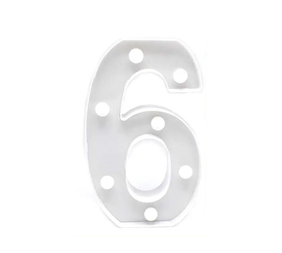 Numero 6 LED 1