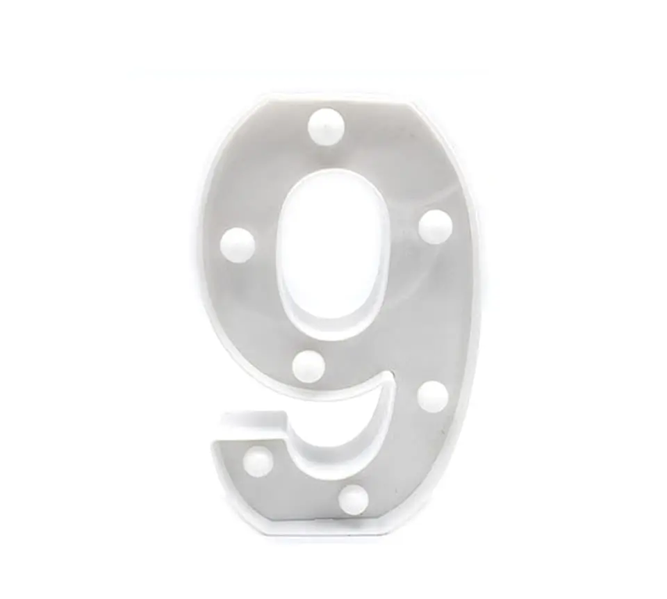 Numero 9 LED 1