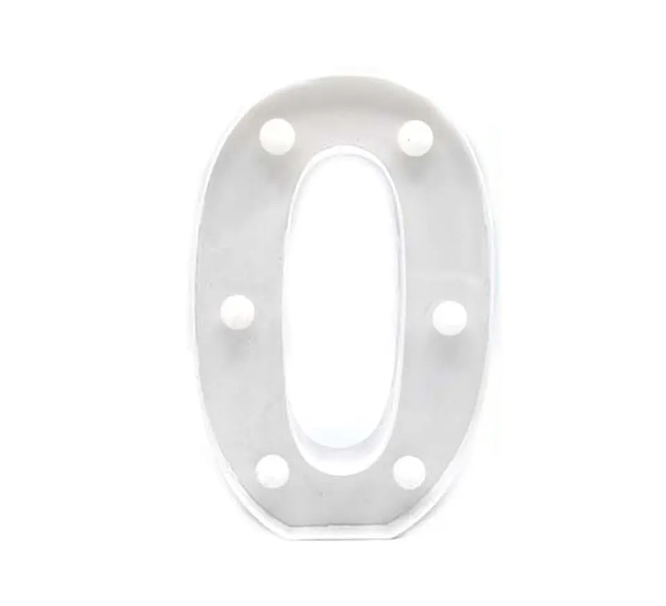 Numero 0 LED 1