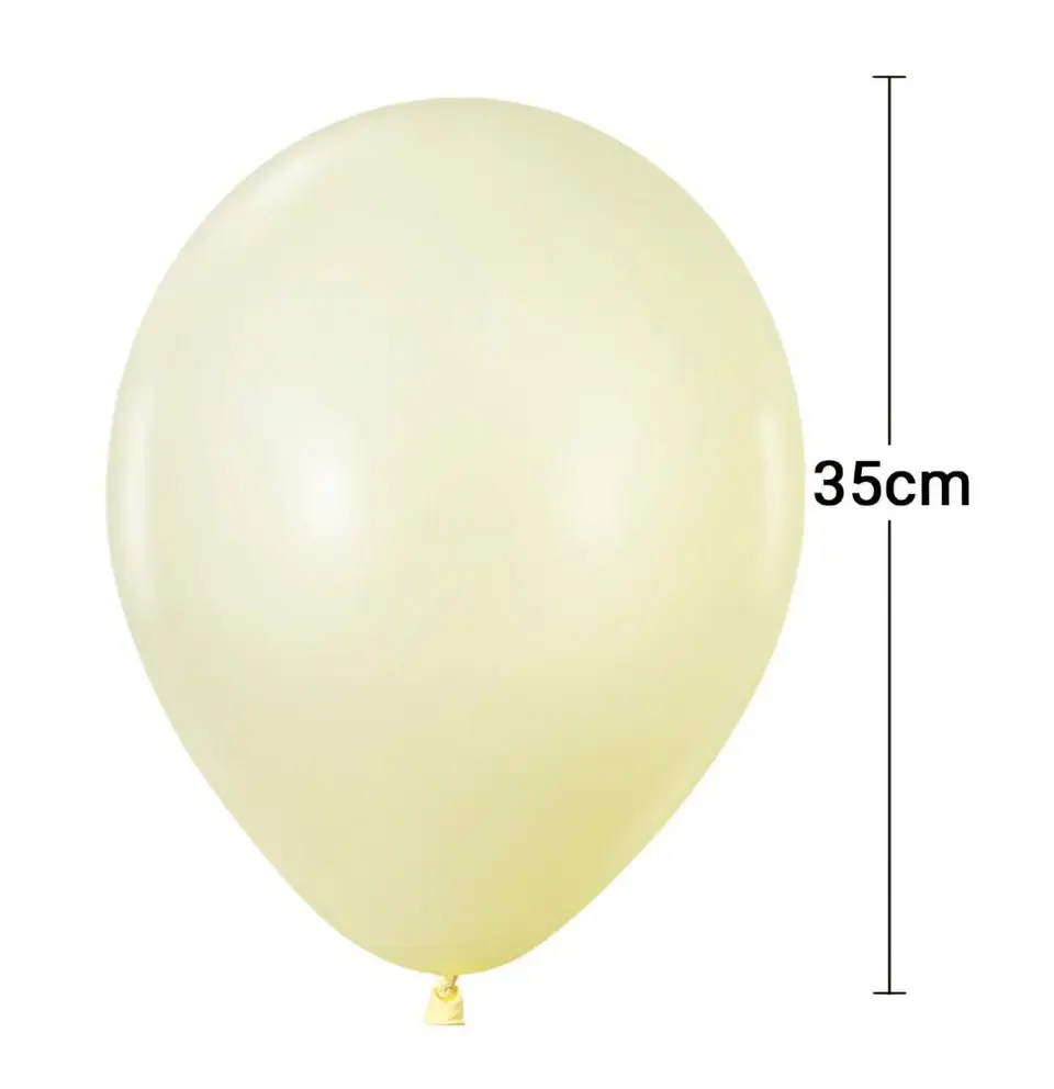 Globo amarillo pastel 1