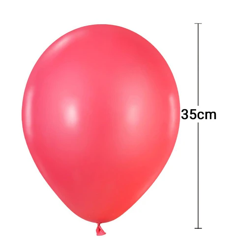 Globo rojo pastel