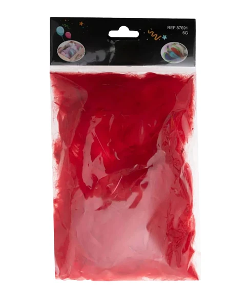 Plumas rojas 6g