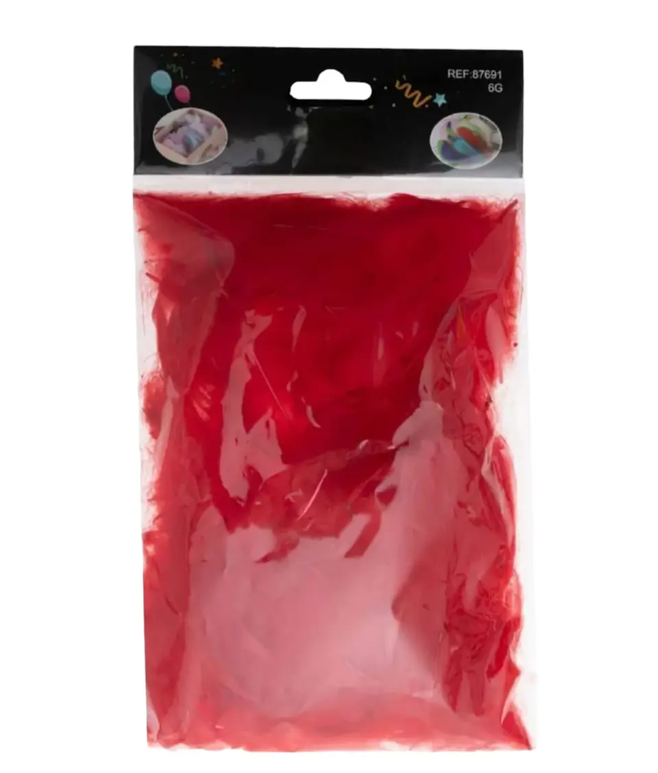 Plumas rojas 6g 1