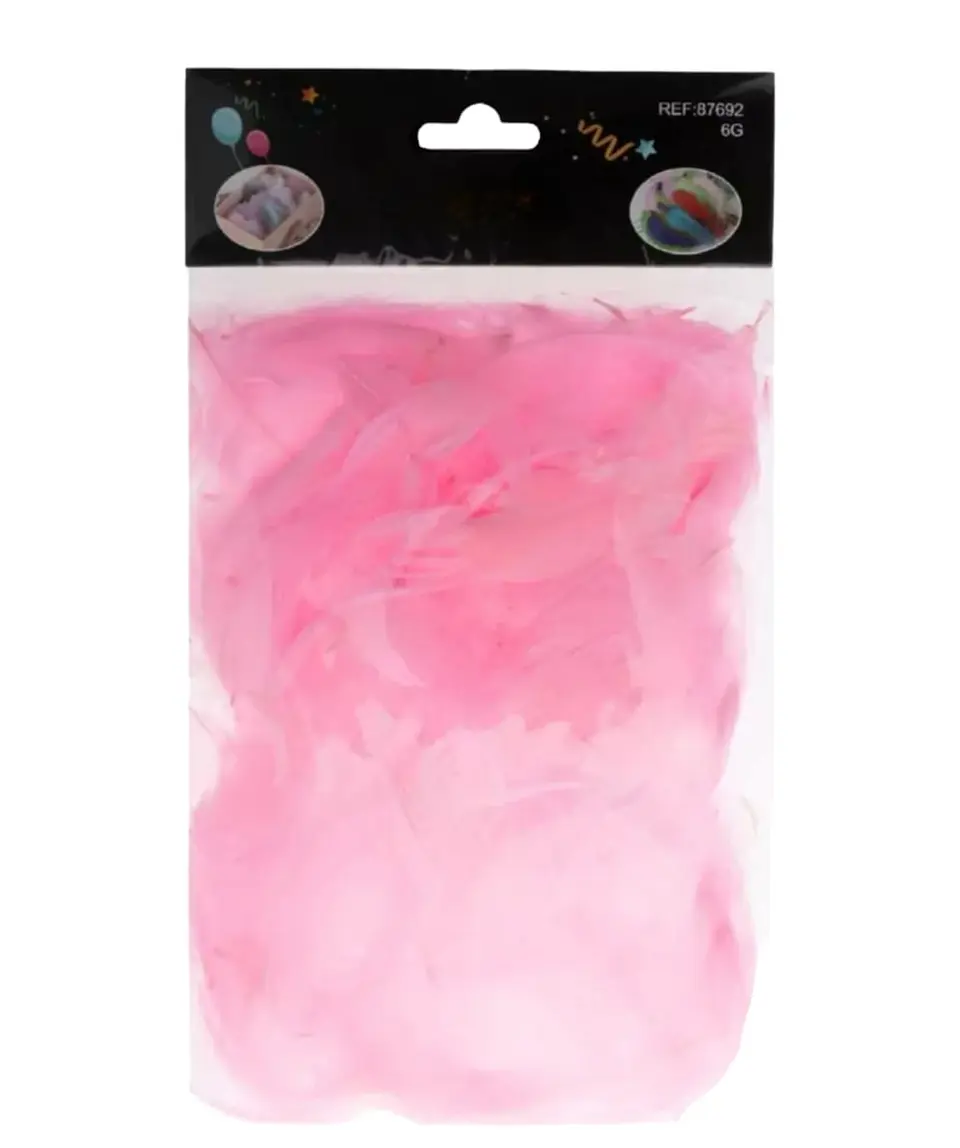 Plumas rosas 6g 1