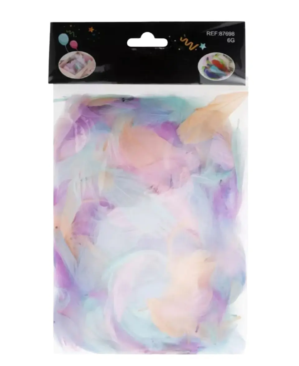 Plumas multicolor 6g 1